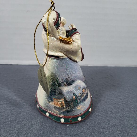Thomas Kinkade Santa Ornament Ashton Drake Galleries Dawn of Christmas Day - Picture 3 of 9